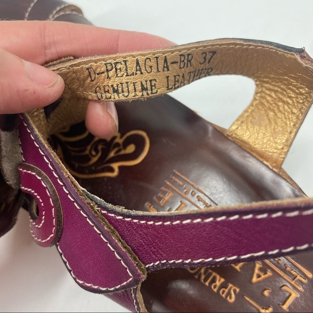 L’Artiste by Spring Step Pelagia floral sling back sandals. 37 EU - Picture 13 of 13